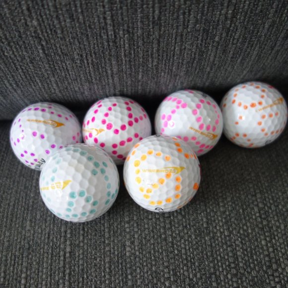 Hand Decorated Pre-Loved Callaway Golf Balls Quantity 50 - Picture 4 of 9